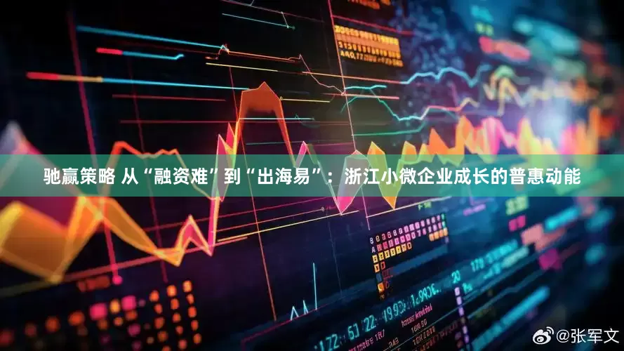 驰赢策略 从“融资难”到“出海易”：浙江小微企业成长的普惠动能