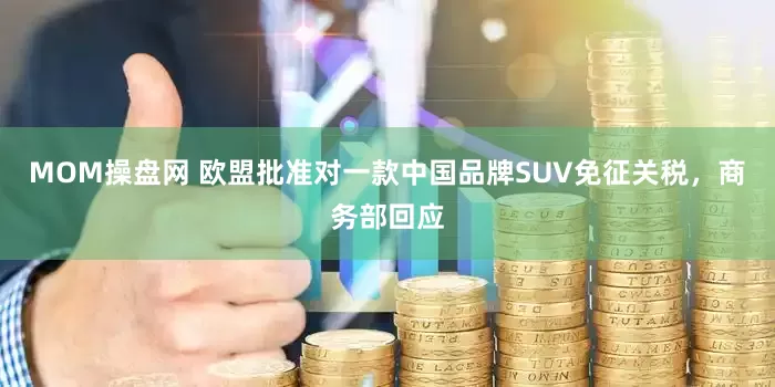 MOM操盘网 欧盟批准对一款中国品牌SUV免征关税，商务部回应